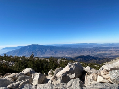A look at San Jacinto from the San Gorgonio summit. Hard to believe I would need be heading up that soon.
