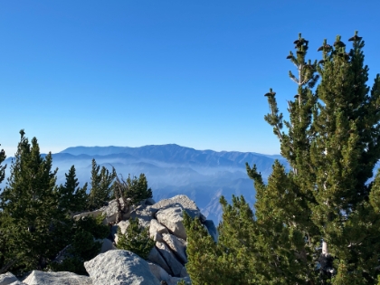 San Gorgonio from the San Jacinto summit. Hard to believe I was just on top of that not long ago.