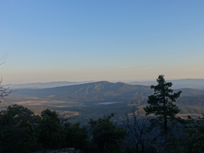 Early evening view of Lake Hemet. I made it back to the trailhead at 8:02pm for a successful end to Day 1 of the Challenge.