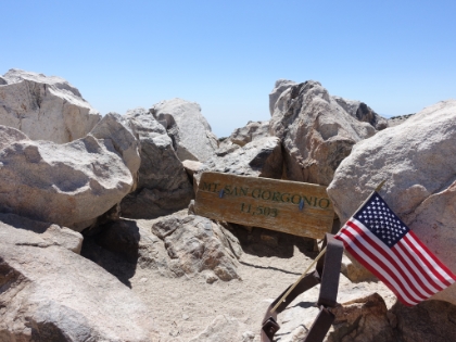 Made it! Two summits down, one to go. 2:52pm and feeling pretty good.