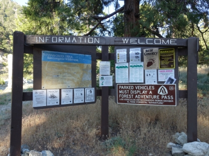 On the Vivian Creek trail at 9:39am for Day 2 of the Challenge. My right Achilles had really been bothering me at the end of Day 1, so I was hoping it would hold-up for today. Particularly since today was likely to be the hardest of the three.