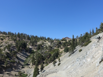Almost up to the Notch and the lodge.