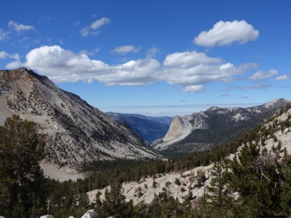 We hiked past one amazing valley after another for the next few hours. I believe that is Charlotte Dome at the end of this valley.