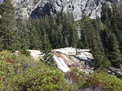 Bubb's creek still roaring at the end of September in a dry year.