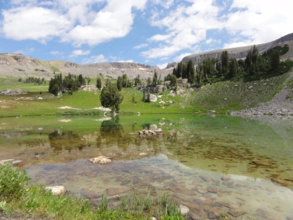 Amazingly clear water.