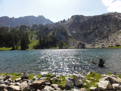 The good weather today meant I reached my site early and had plenty of time to relax and cruise around the lake.