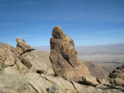 More cool rocks. I normally don't like desert trails, but this one was consistently fascinating.