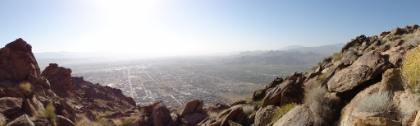 A panoramic look at Palm Springs from 2000'.   View Full Size