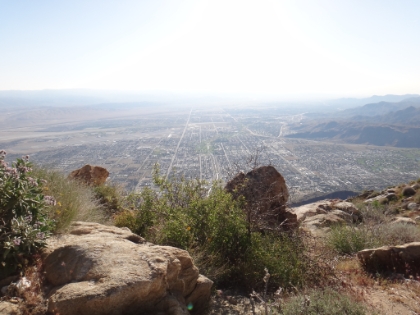 A couple thousand feet up from the desert floor.