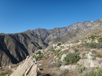 The terrain starts to get more rugged at around 3000'.