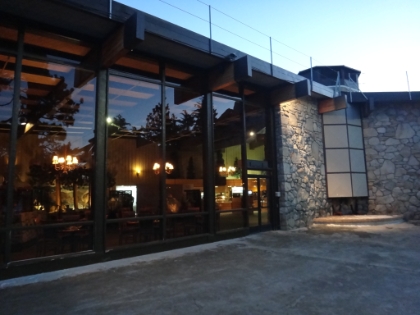 Heading back into the lodge for a huge (unhealthy) dinner! I'm completely and utterly exhausted at this point. And I still have a 2 hour drive home ahead of me.