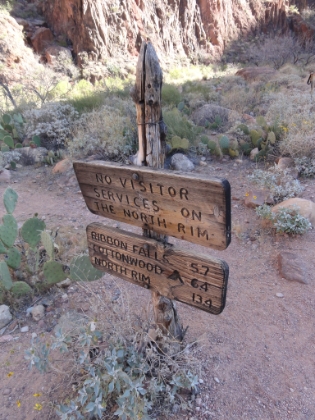 Only 13.4 miles to go to the North Rim!