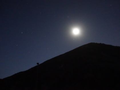 Made it back to the car with the stars out. Fortunately it was a near full moon, so the trail was well enough lit that I could run it without a headlamp. Another successful Iron Mountain trip in the books!