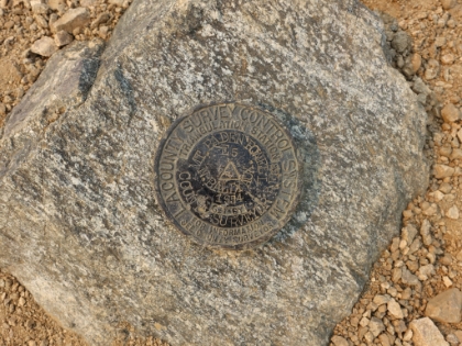 Official summit marker.