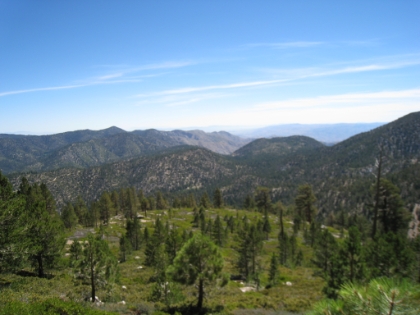 We started to get our first panoramic views just below Fish Creek Saddle.
