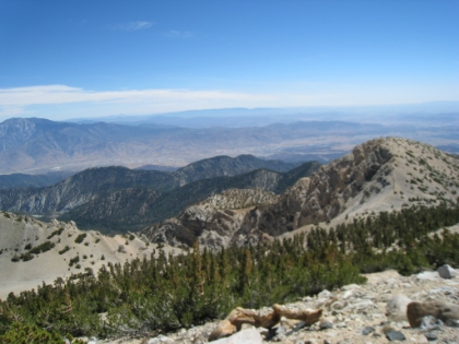 A look towards San Jacinto from just below the San Gorgonio summit.