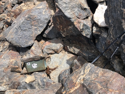 So I decided to turn the day into bagging as many peaks from the 9 Peak Challenge as I could in one day. I had 2 already, and had 3 more before Dollar Saddle, which seemed like a realistic goal. Here I find a sign-in box atop the rock scramble that is Shields Peak.
