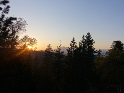 Another beautiful SoCal mountain sunset.