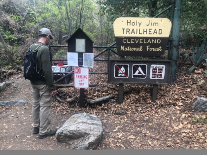 It looks like the trail is open out to the falls but closed above that. I guess we'll just head to the falls and then play it by ear.