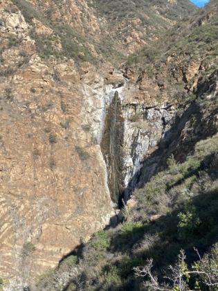 But the payoff was the full height view of Upper Hot Spring Canyon Falls, including the pool at the bottom. The Lost Falls has been found! Although canyoneers rappel down the canyon and have seen the falls from that vantage point, this may very well be the first time in a long, long time that anyone has photographed the falls from this spot.