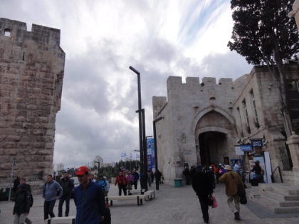 Jaffa Gate and the end of an amazing tour.