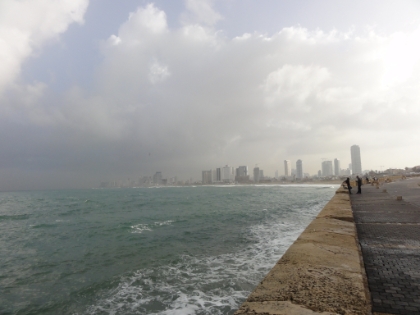 A look from Jaffa port towards downtown Tel Aviv.