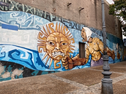 Some of the fantastic street art in La Boca.