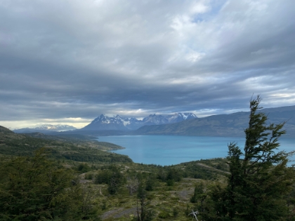 We're up early for our first excursion out of Patagonia Camp, a hike to Mirador Ferrier (Ferrier Lookout). There's great views as we drive North along Lago Toro.
