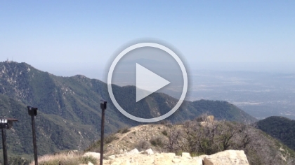 360 view from the Mt. Lowe summit.