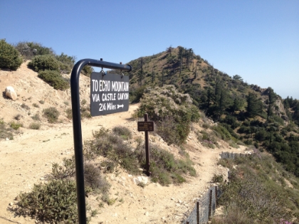Heading down Castle Canyon instead of the San Merril trail to add a little variety.