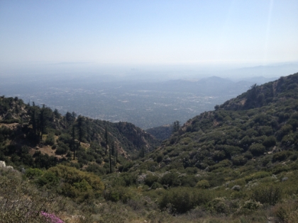 Coming down Castle Canyon.