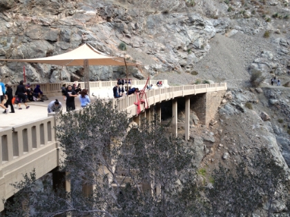 Made it to the Bridge to Nowhere. It's definitely well named. It pretty much runs right into a cliff and stops. I'm not sure why it was originally built, but it's now owned by a bungie jumping company.