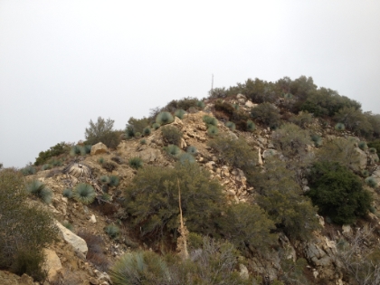Another tough mound. It's a lot steeper than it looks here.