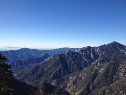 Great views of the San Gabriels and all the way out to the ocean. The Rose Parade and football games were on January 2nd this year, so we got to spend New Year's Day in the mountains. No better way to bring in the new year!