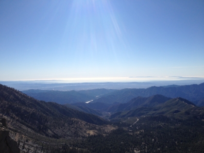 Another ocean view. This time you can see the San Gabriel resovoir as well.
