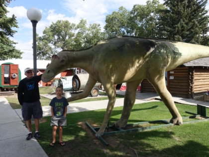 Day 2 starts with the drive out to Glacier National Park. We stop at the Old Trail Museum in Choteau along the way to check out some cool dinosaur exhibits.