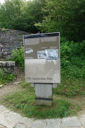 The Charlies Bunion trail runs entirely along the AT.