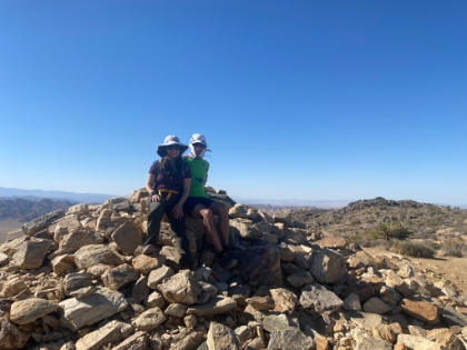 Dr. Rock and his wife on top of Ryan Mtn.