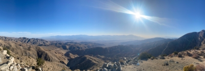 Panorama from Keys View and end to a nice day in JTNP.