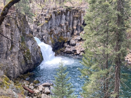 Upper McCloud Falls. The middle falls is definitely the showcase, but upper is nice as well.