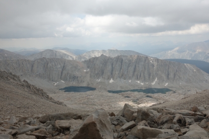 Since I hadn't taken any pictures along Trail Crest on the way up, I was hoping to get some on the way down.