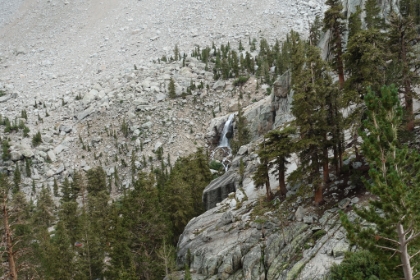 A nice waterfall on Lone Pine Creek above Outpost Camp.