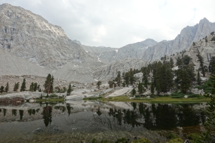 Another view from a little further around the lake. Unfortunately, the sun was gone again.
