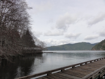 The dock at the Storm King ranger station.