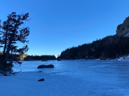 Looking back along The Loch.