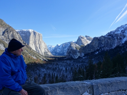Dad taking in the view.