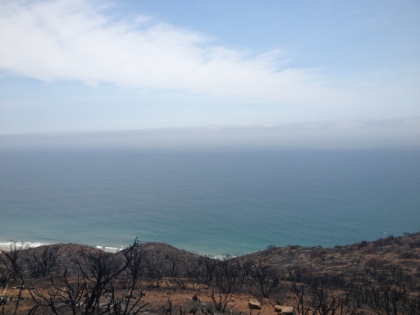 Silimiar to the Mugu Peak trail, it feels like you're practically hanging over the water in places.