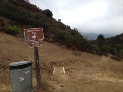 The ridge above Trippet Ranch in Topanga Canyon. From here, there are several trail options to extend the run.