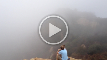 Eagle Rock 360 video on a foggy day. An interesting contrast to the clear days with ocean view.