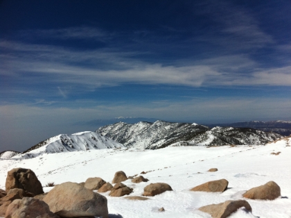 Mt. Baldy in the distance.